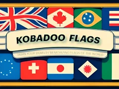 Lojë Kobadoo Flags në internet