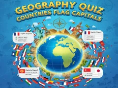 Lojë Geography Quiz Countries Flag Capitals në internet