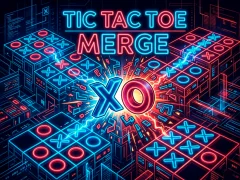 Lojë Tic Tac Toe Merge në internet