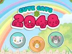 Lojë Cute Cats 2048 në internet