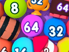 Lojë Bubble Merge 2048 në internet