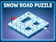 Lojë Snow Road Puzzle në internet