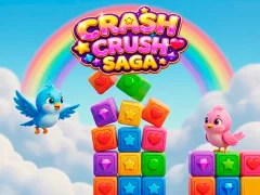 Lojë Crash Crush Saga në internet