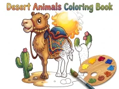 Lojë Desert Animals Coloring Book në internet