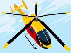 Lojë Dangerous Helicopter Jigsaw në internet