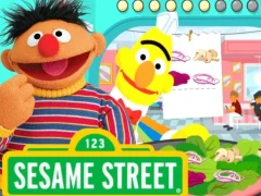 Lojë 123 Sesame Street: Super Salad Diner në internet