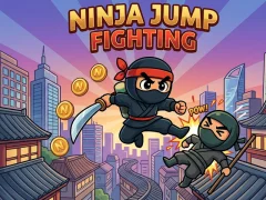 Lojë Ninja Jump fighting në internet