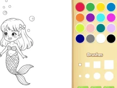 Lojë Mermaid Coloring Book For Kids në internet