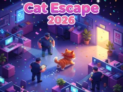 Lojë Cat Escape 2026 në internet