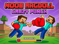 Lojë Noob Ragdoll: Crazy Punch në internet