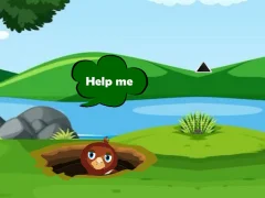 Lojë Help Injured Bird Fallen Down në internet