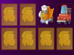 Lojë Cartoon Trucks Memory në internet