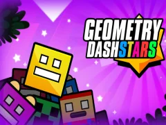 Lojë Geometry Dash Stars në internet