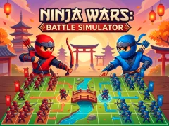 Lojë Ninja Wars: Battle Simulator në internet