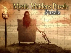 Lojë Mystic Maidens Puzzle në internet
