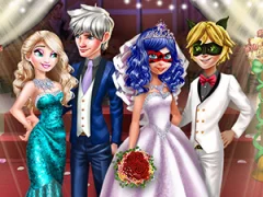 Lojë Ladybug Wedding Royal Guests në internet