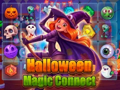 Lojë Halloween Magic Connect në internet