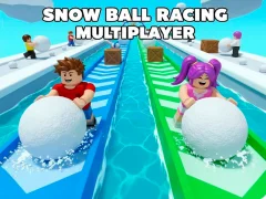 Lojë Snow Ball Racing Mutliplayer në internet
