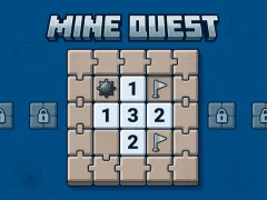 Lojë Mine Quest në internet