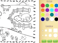 Lojë Farming Coloring Book For Kids në internet