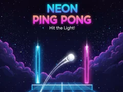 Lojë Neon Ping Pong në internet
