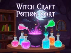 Lojë Witch Craft Potion Sort në internet