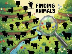 Lojë Finding Animals në internet