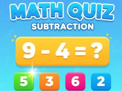 Lojë Math Quiz - Subtraction në internet