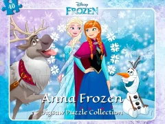 Lojë Anna Frozen Jigsaw Puzzle Collection në internet