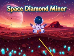 Lojë Space Diamond Miner në internet