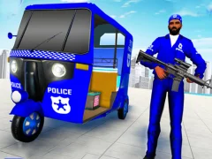 Lojë Police Auto Rickshaw Taxi në internet