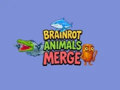 Lojë Brainrot Animals Merge në internet