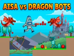 Lojë Aisa Vs Dragon Bots në internet