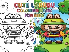 Lojë Cute Labubu Coloring Book for Kids në internet