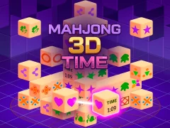 Lojë Mahjong 3D Time në internet