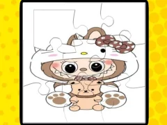 Lojë Labubu Jigsaw Puzzles for Kids Game në internet