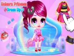 Lojë Unicorn Princess Dress Up në internet