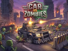 Lojë Car VS Zombies në internet
