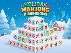 Lojë Holiday Mahjong Dimensions në internet