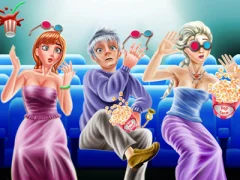 Lojë Ice Family Movie Night në internet
