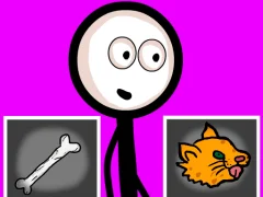 Lojë Stickman Choosing actions në internet