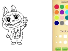 Lojë Labubu Doll Coloring Book for Kids në internet