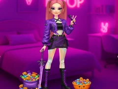 Lojë K-Pop Halloween Dress Up në internet