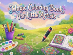 Lojë Magic Coloring Book for Little Artists në internet