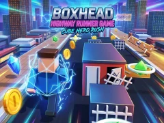 Lojë Boxhead Highway Runner Game në internet