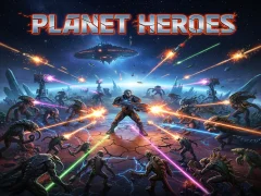 Lojë Planet Heroes në internet