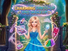 Lojë Charming Dress-up and Makeup në internet