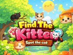 Lojë Find the Kitten Spot the Cat në internet