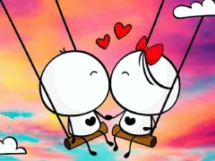 Lojë Spot The Differences Happy Valentines Day në internet