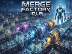 Lojë Merge Factory Idle në internet